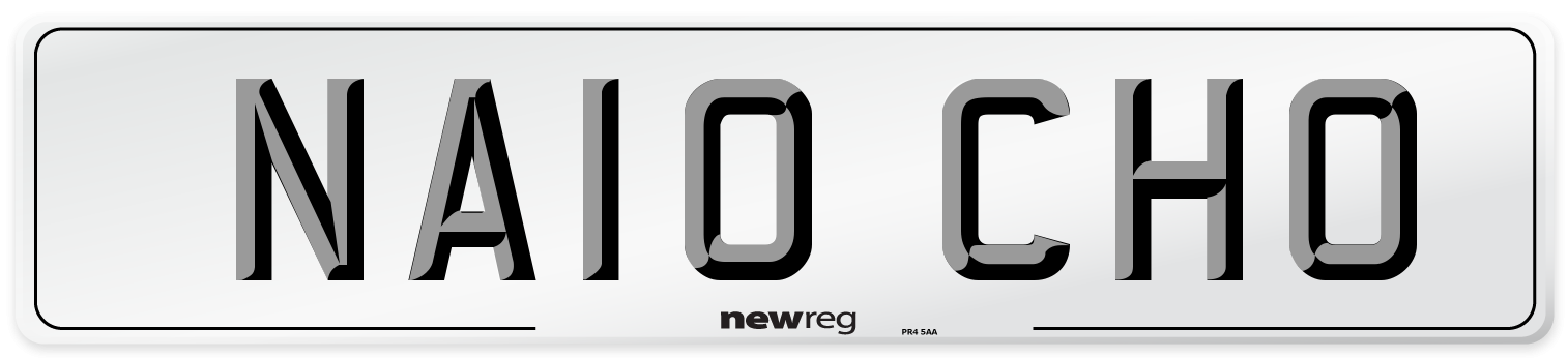 NA10 CHO Number Plate from New Reg